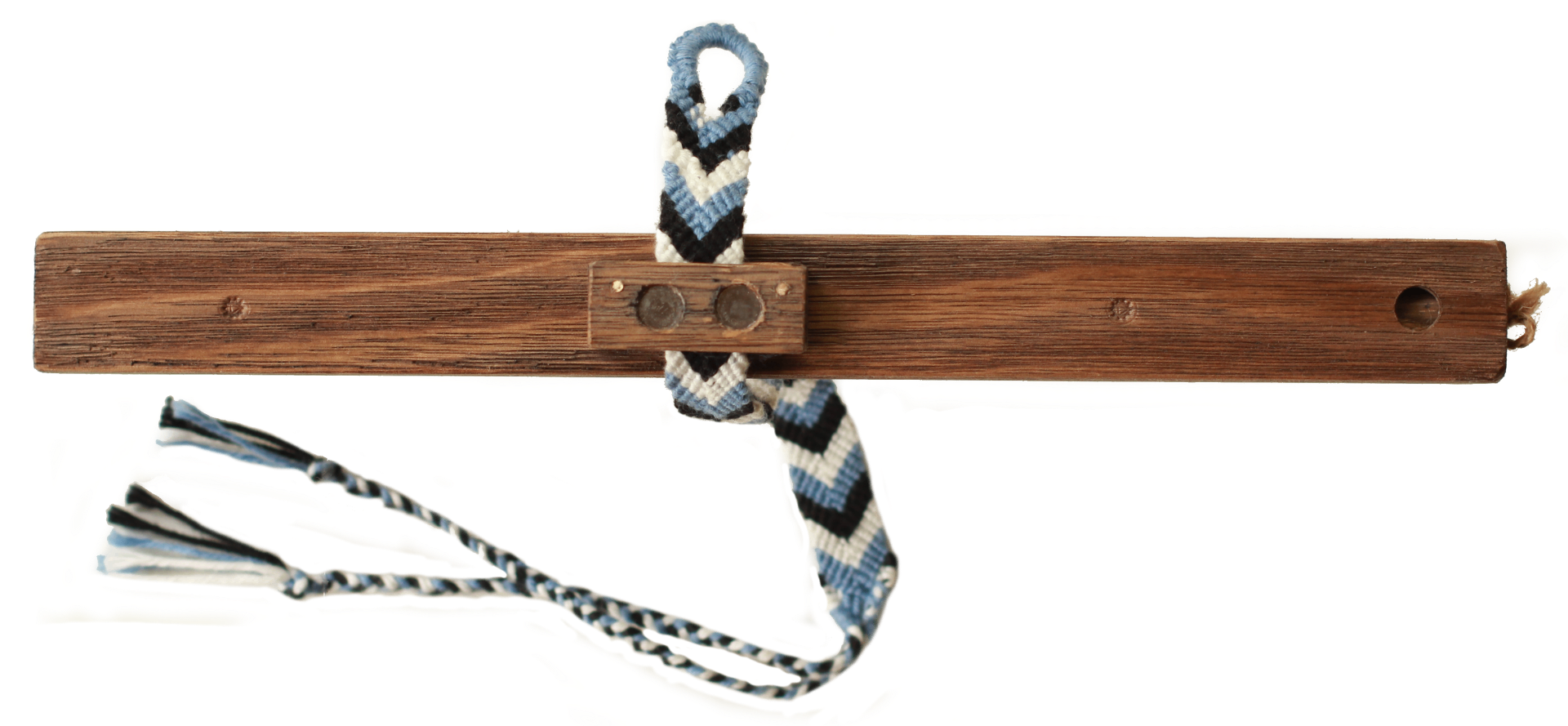 Holder used horizontally
