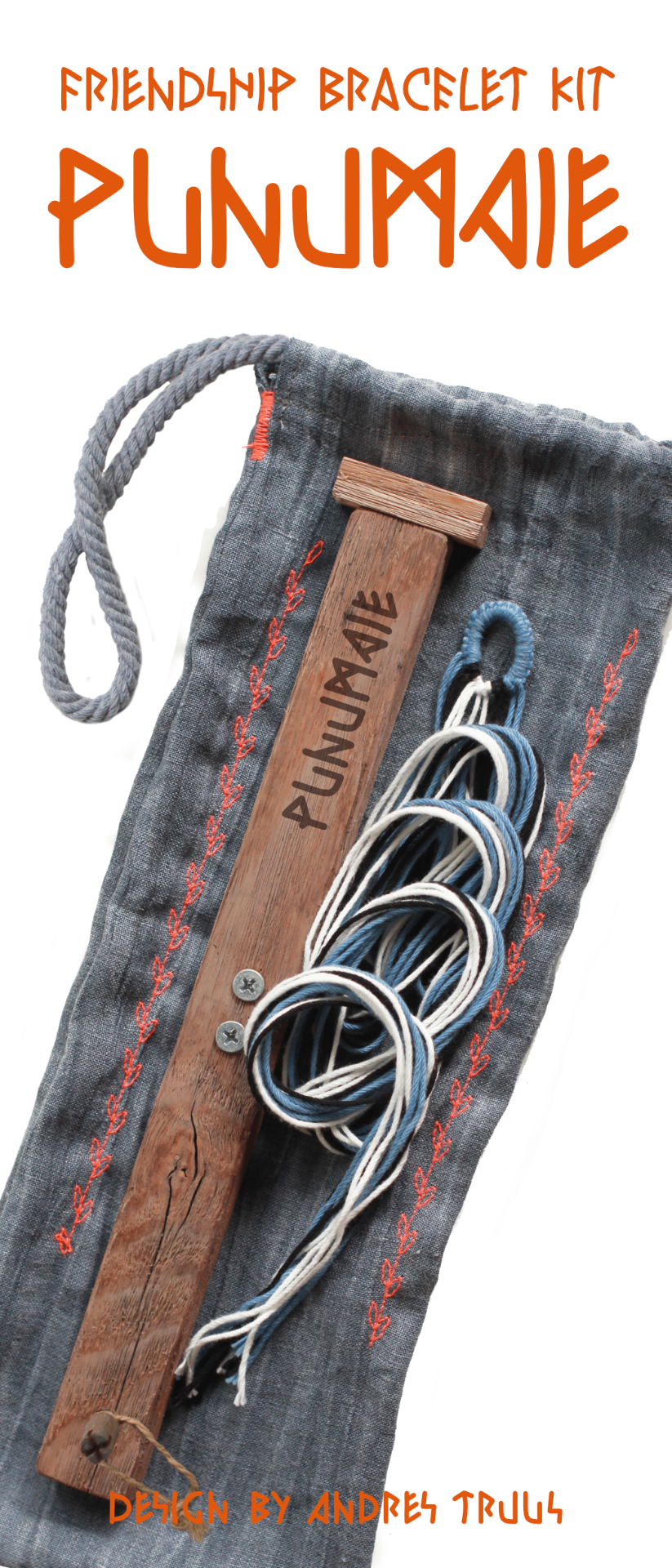 Punumaie poster — friendship bracelet kit